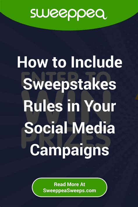 How to Include Sweepstakes Rules in Your Social.